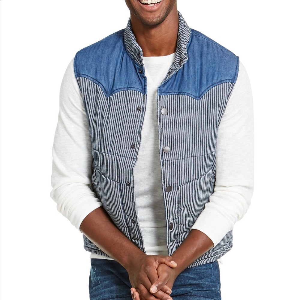 Quilted Color Block Vest - Picture 5 of 6